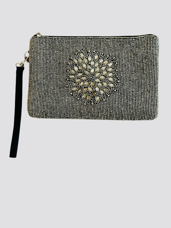 Handbags - Bamboo Trading Company elegant beaded wristlet/clutch